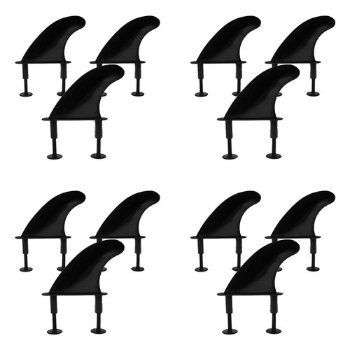 12pcs soft top surfboard fins - soft,