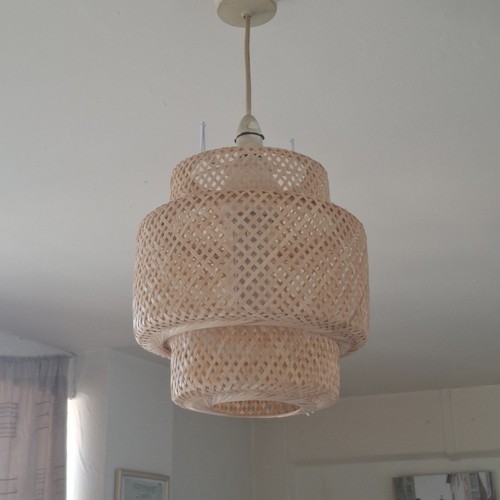 Bamboo woven hanging - bamboo,