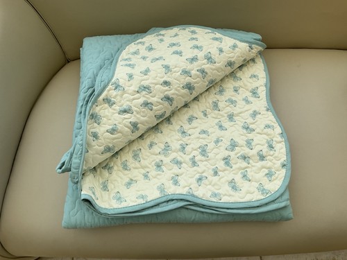 Butterfly throw turquoise - butterfly,