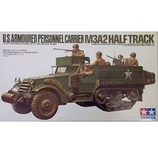 Used TAMIYA 1/35 M3A2 US Personal Half-Track Personnel Carrier WWII #51
