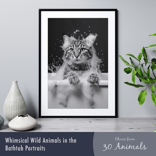 Wild animal the bathtub - wild,