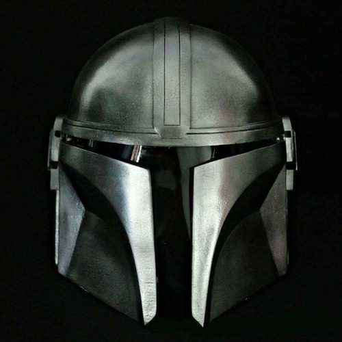 Steel mandalorian helmet liner - helmet,