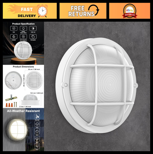 Round led bulkhead light - light,