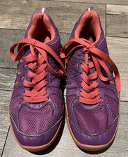 Ladies "Donnay" Trainers, in Purple & Orange, Size UK 4