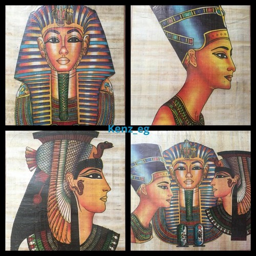 Egyptian printed papyrus - egyptian,