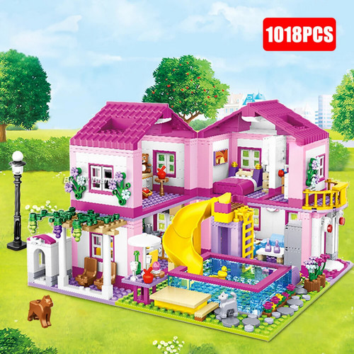 Summer villa building blocks - building,