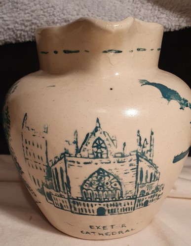 Devonmoor pottery jug 1922 - devonmoor,