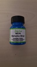Angelus Acrylic Leather Paint – Neon Bahama Blue USED