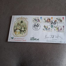1993 CHRISTMAS. BUNHAM COVER.  ROCHESTER H/S. HAND SIGNED QUENTIN BLAKE. MINT 