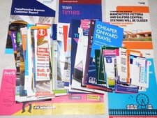 LOT OF 70 x MISC TRAIN RAILWAY TIMETABLES GUIDES etc ALL DIFFERENT