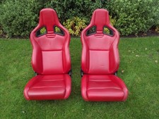2 x RED RECARO CROSS SPORTSTER