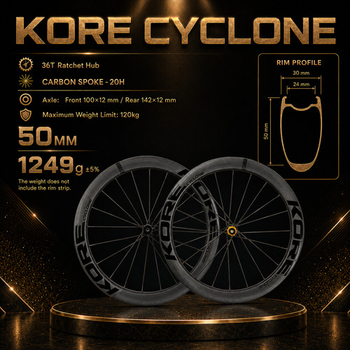Kore cyclone 50mm carbon - cyclone,