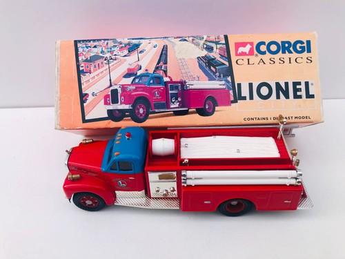 Corgi firefighter truck - corgi,