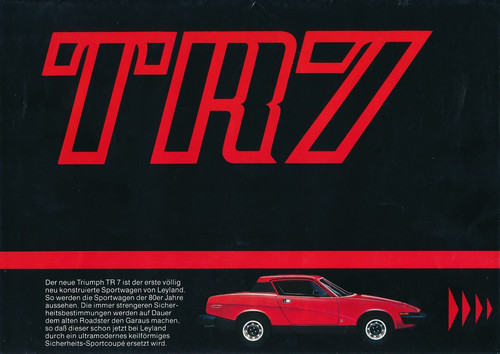 Triumph leyland tr7 sports - leyland, car