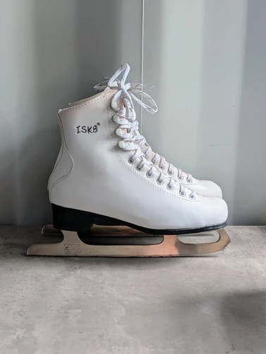 Isk8 ice figure skates white - figure,