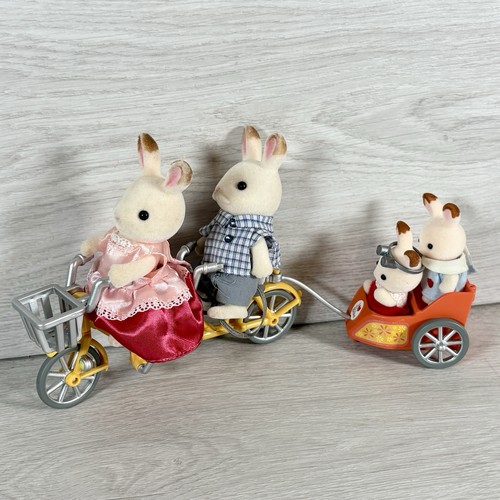 Sylvanian families tandem bike - sylvanian,