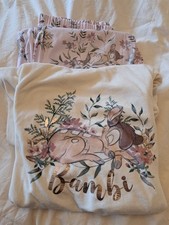 Ladies  8-10 Disney Bambi xmas Pyjamas Loungewear Set BNWOT New Supersoft, 