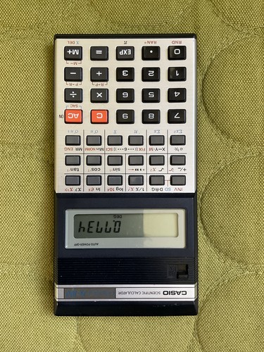 Vintage casio calculator - casio,