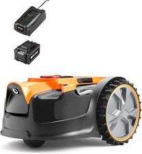Robotic Mower LawnMaster VBRM16 OcuMow with 1 x MX 24V Batteries - up to 100m²