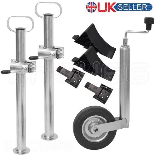 Trailer leg prop stands - 2x,
