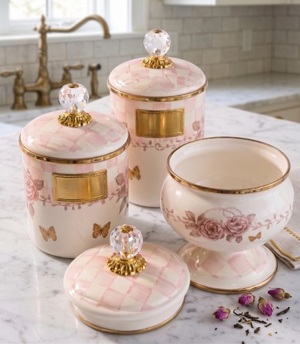 Shabby chic pink - shabby, enamel