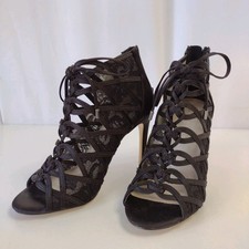 Karen Millen Black Lace Up