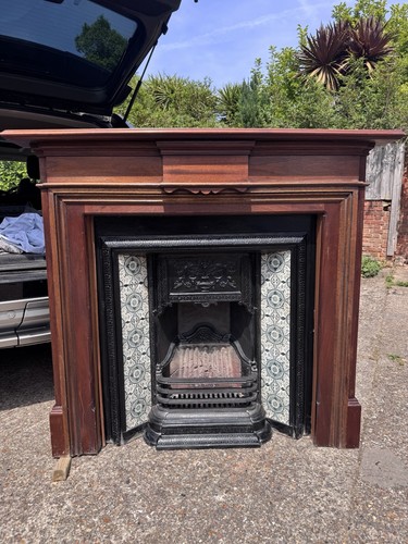 Victorian cast iron fireplace - victorian,
