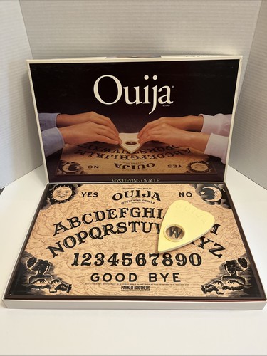 Ouija board and planchette - and,