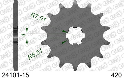 Afam std size 15t front - size,