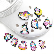 Unicorn Shoe Charms For Croc Clogs 10PCS Set Unicorns