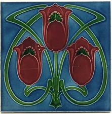 Antique Fireplace Tile Moulded