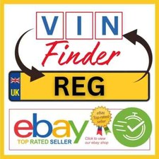 REG TO VIN SERVICE FOR ALL MOTORS VIN FINDER FROM REGISTRATION NUMBER. V5 C V62⚡