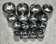 Halfords Advanced 3/8" Drive 6 Point Single Socket - 8-24mm Professional Tools