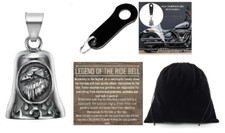 Flaming Eagle Ride Bell w BLK