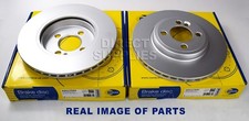 2 X FRONT BRAKE DISCS FOR MINI