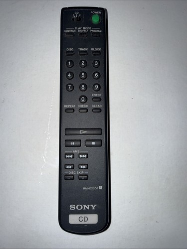 Sony dx200 player remote - sony, cd