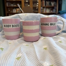 Cornishware T.G Green Pink  x