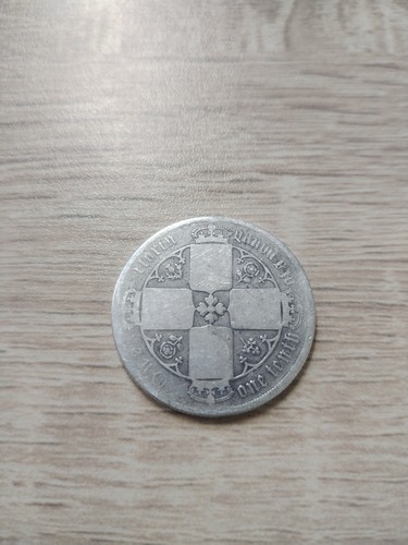 Silver one florin - ,