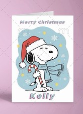 Personalised Santa Snoopy
