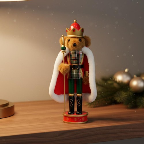 Wooden bear nutcracker - bear,