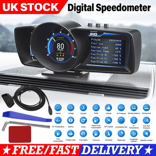 Car obd2 gps gauge - car, hud