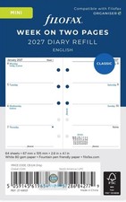 Filofax 2027 Mini Diary - Week