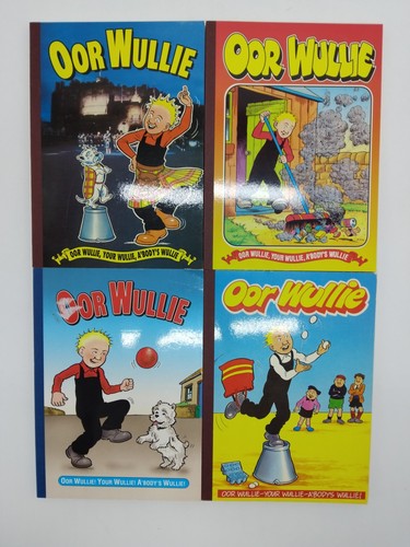 Oor wullie comic - strip, x4