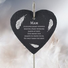 Mam Grave Stick Marker Plaque