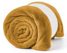 Faux Fur Fleece Throw Soft