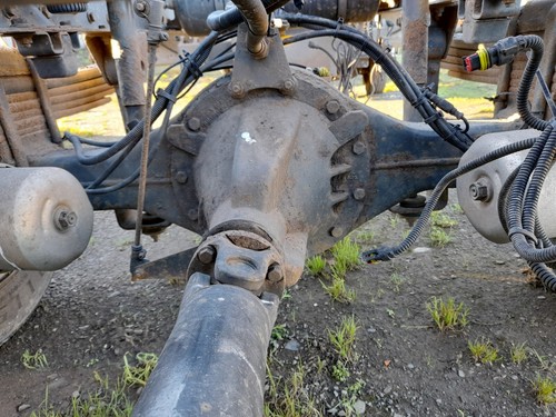 Rear axle removed - , 2004