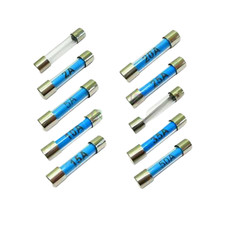 Glass Fuses 20mm 30mm Radio Fast Acting Quick Blow Glass Fuse 1 To 50 AMP