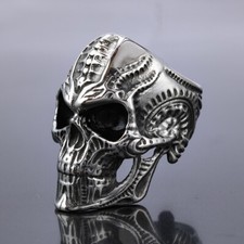 Big Skull Stainless Steel Ring