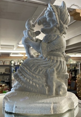Vintage white painted cast - vintage,