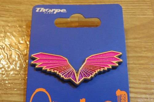 Thorpe park hyperia wings pin - thorpe,